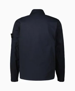Heren Stone Island Jassen*Overshirt 10210 Donker Blauw