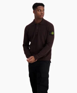 Heren Stone Island Polo's*Polo 535B9 Bordeaux