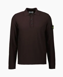 Heren Stone Island Polo's*Polo 535B9 Bordeaux