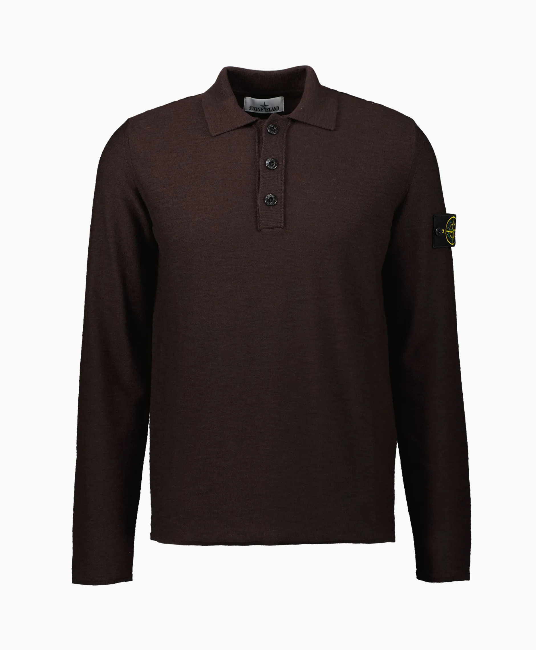 Heren Stone Island Polo's*Polo 535B9 Bordeaux