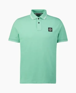 Heren Stone Island Polo's*Polo 2Sc18 Licht Groen