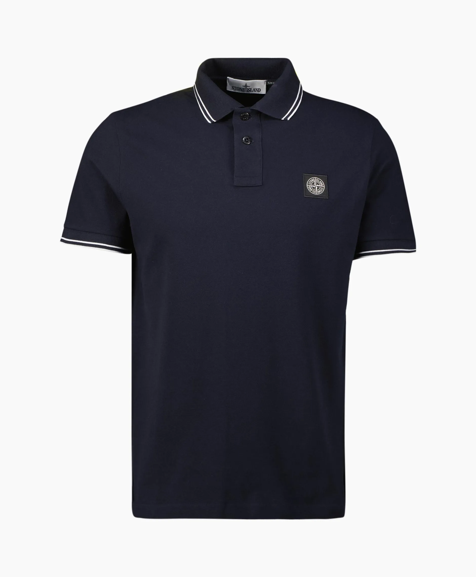 Heren Stone Island Polo's*Polo 2Sc18 Midden Blauw