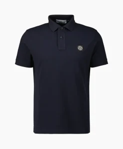 Heren Stone Island Polo's*Polo 2Sc17 Midden Blauw