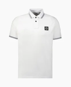 Heren Stone Island Polo's*Polo 2Sc18 Wit