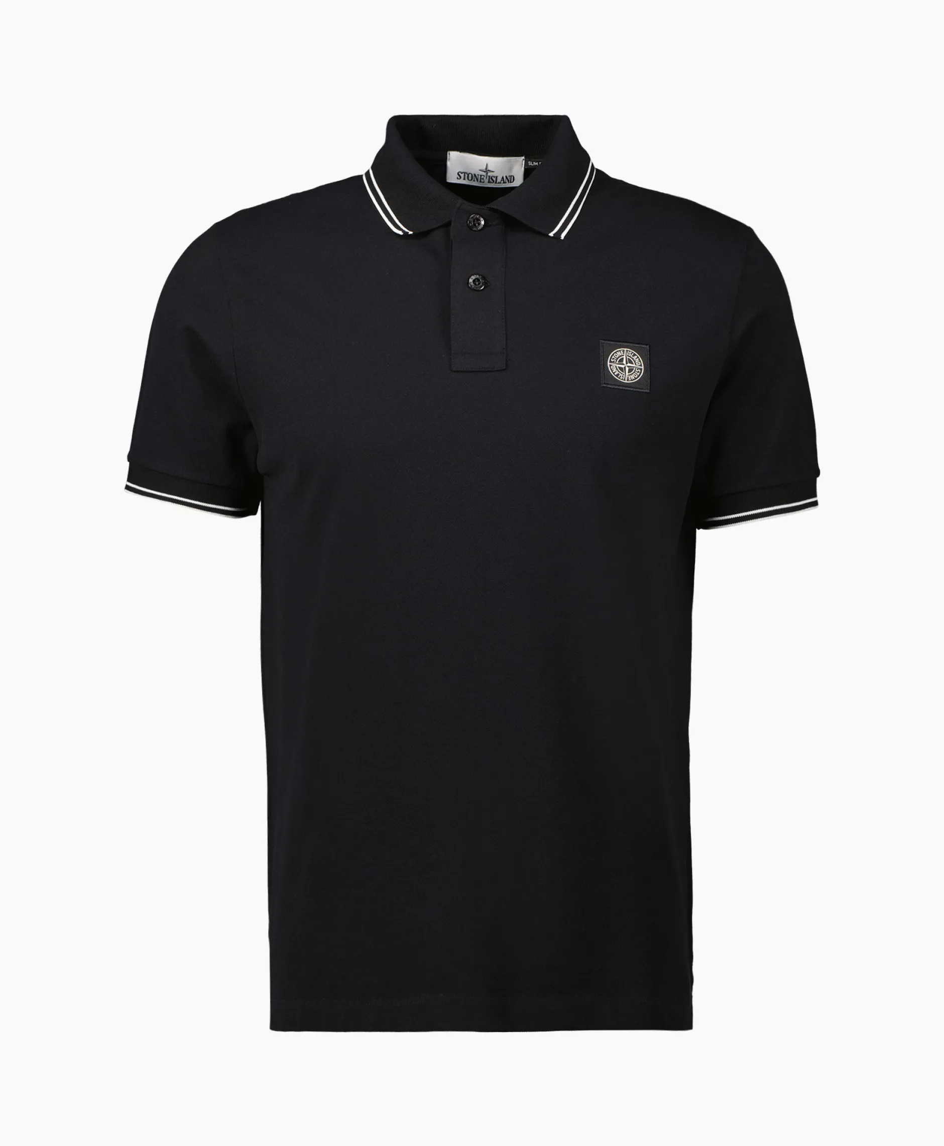 Heren Stone Island Polo's*Polo 2Sc18 Zwart