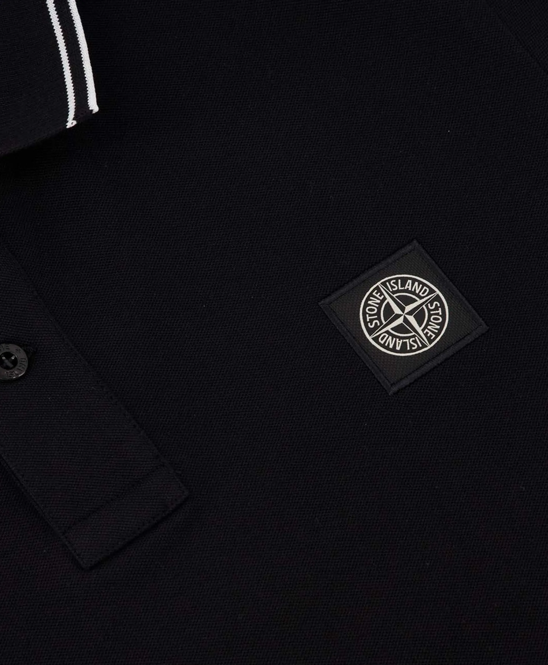 Heren Stone Island Polo's*Polo 2Sc18 Zwart