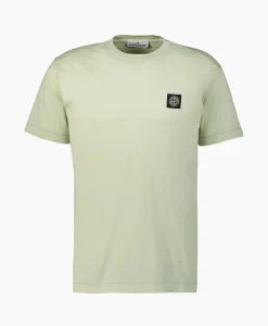 Heren Stone Island T-Shirts*T-Shirt 24113 Midden Groen