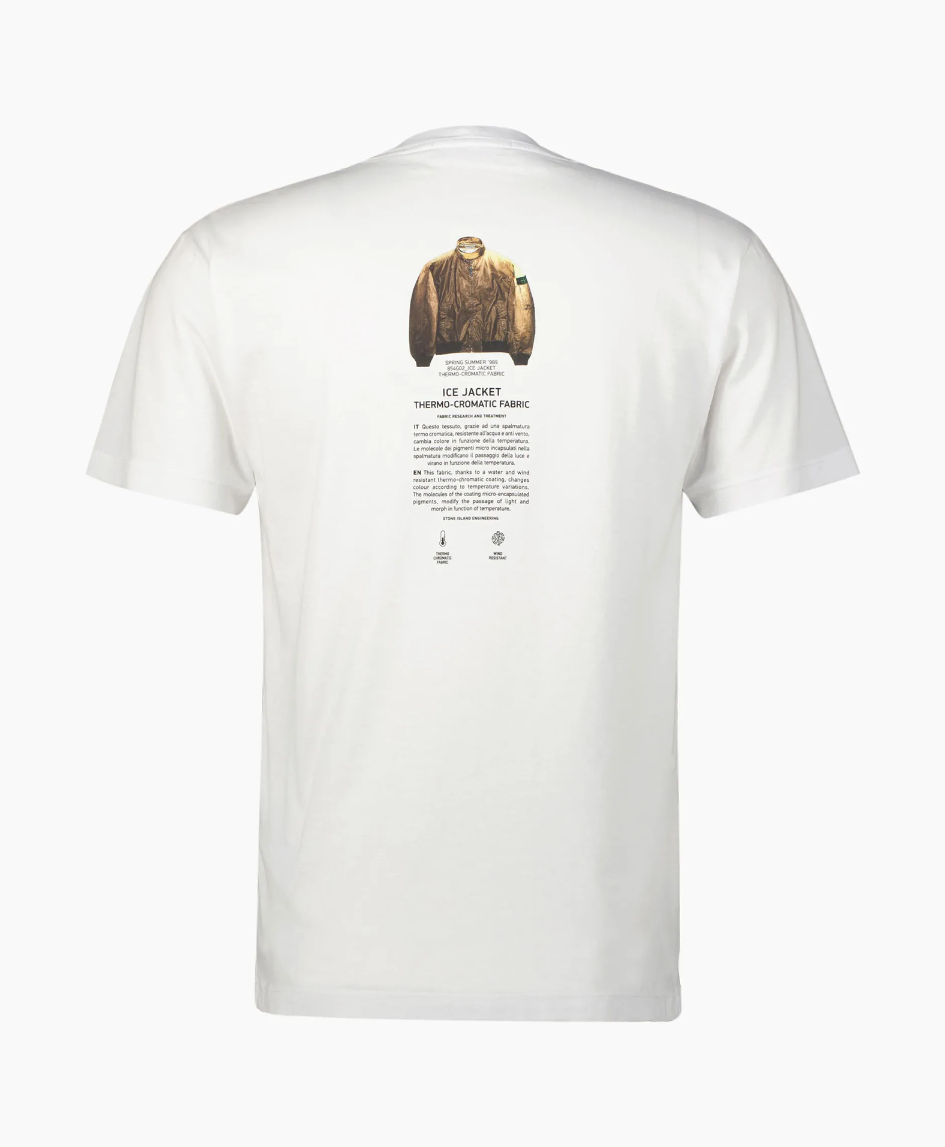 Heren Stone Island T-Shirts*T-Shirt 2Ns91 Wit