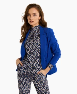 Dames Studio Anneloes Blazers*Blazer Imari Bonded Blauw