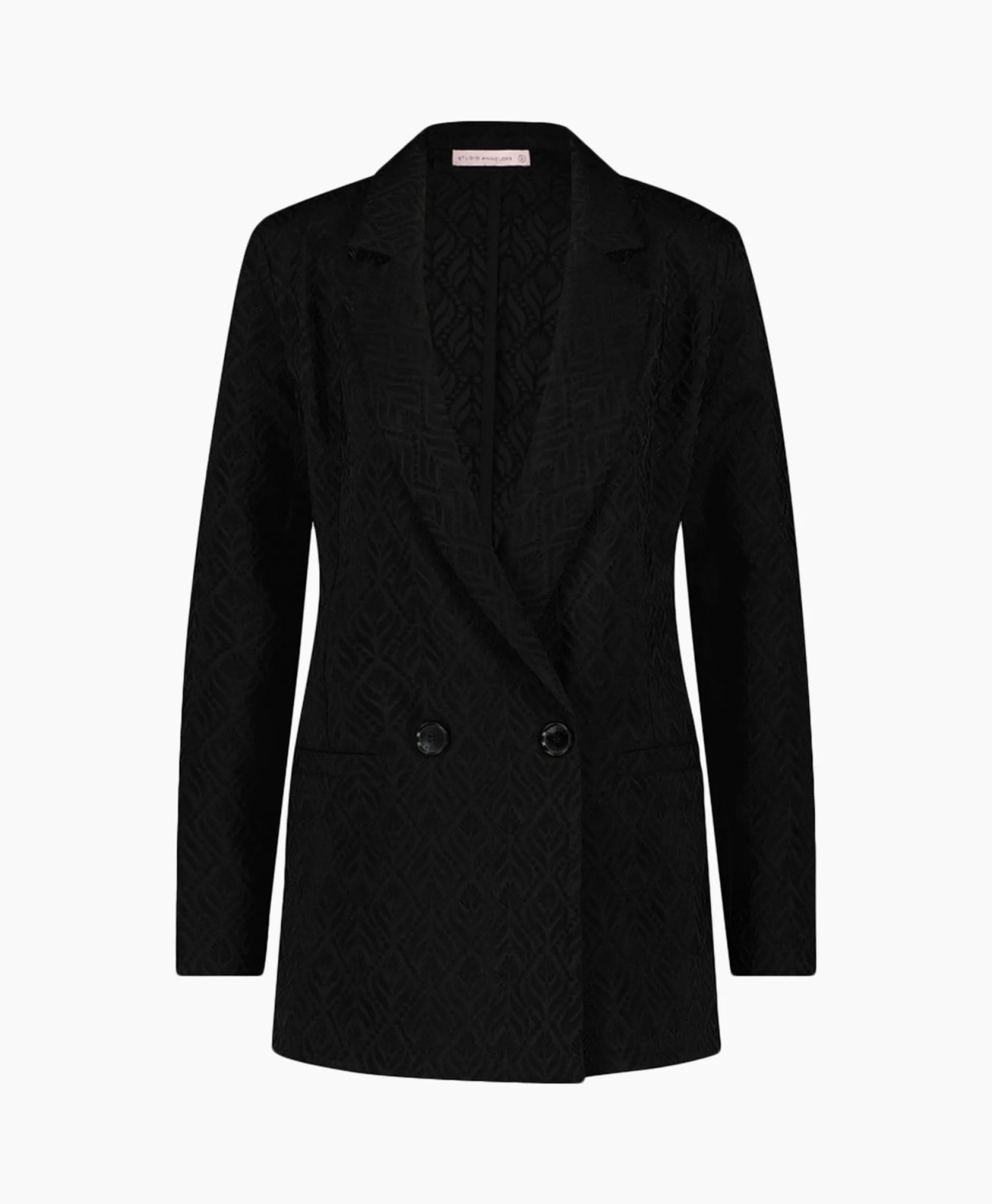 Dames Studio Anneloes Blazers*Blazer Sence Orn. Jacquard Zwart