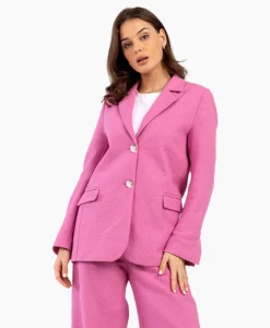 Dames Studio Anneloes Blazers*Blazer Sofie Tweed Lila