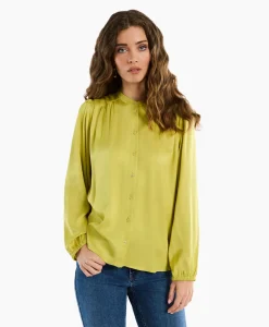 Dames Studio Anneloes Blouses*Blouse Birdie Ls Satin Geel