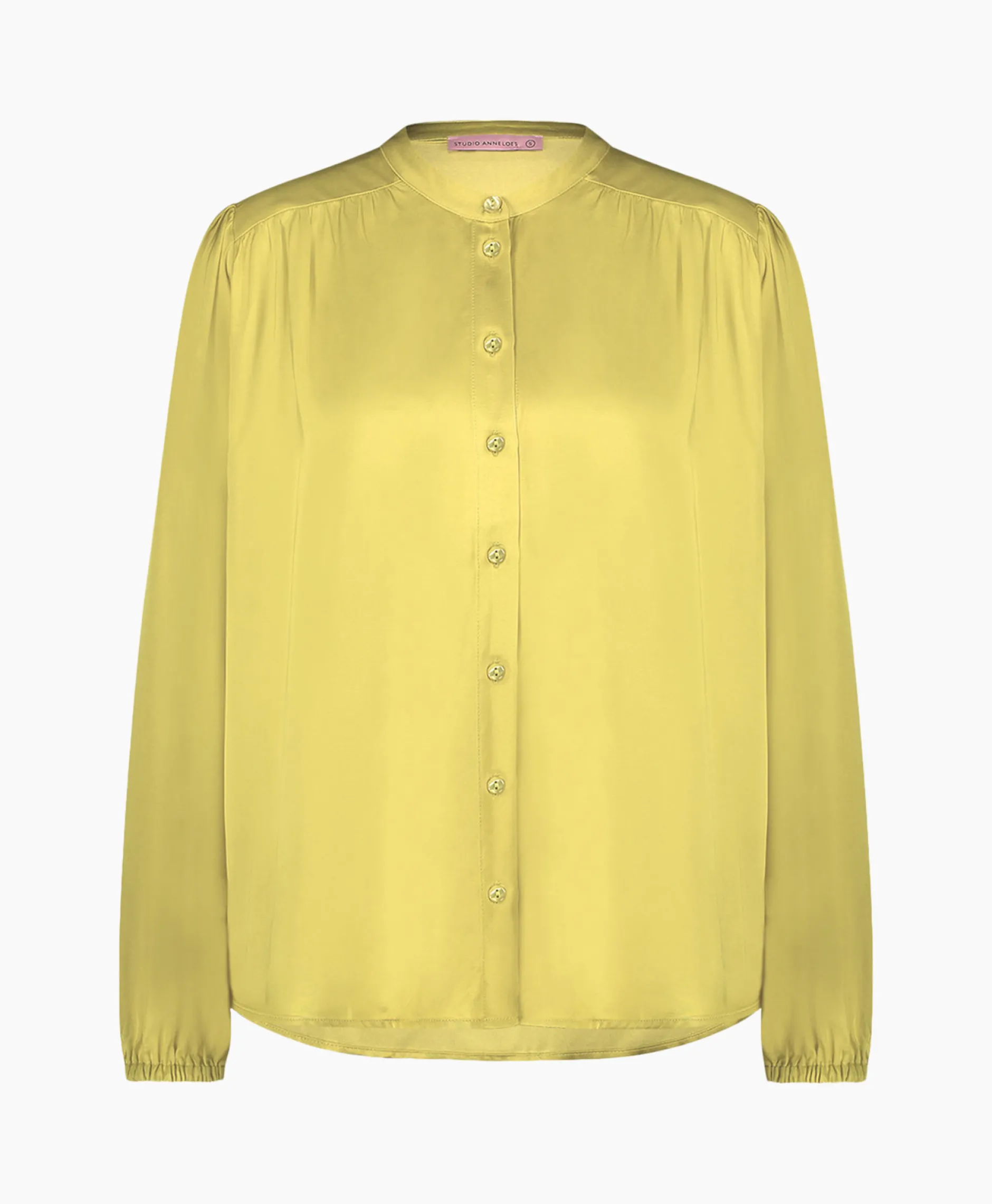 Dames Studio Anneloes Blouses*Blouse Birdie Ls Satin Geel