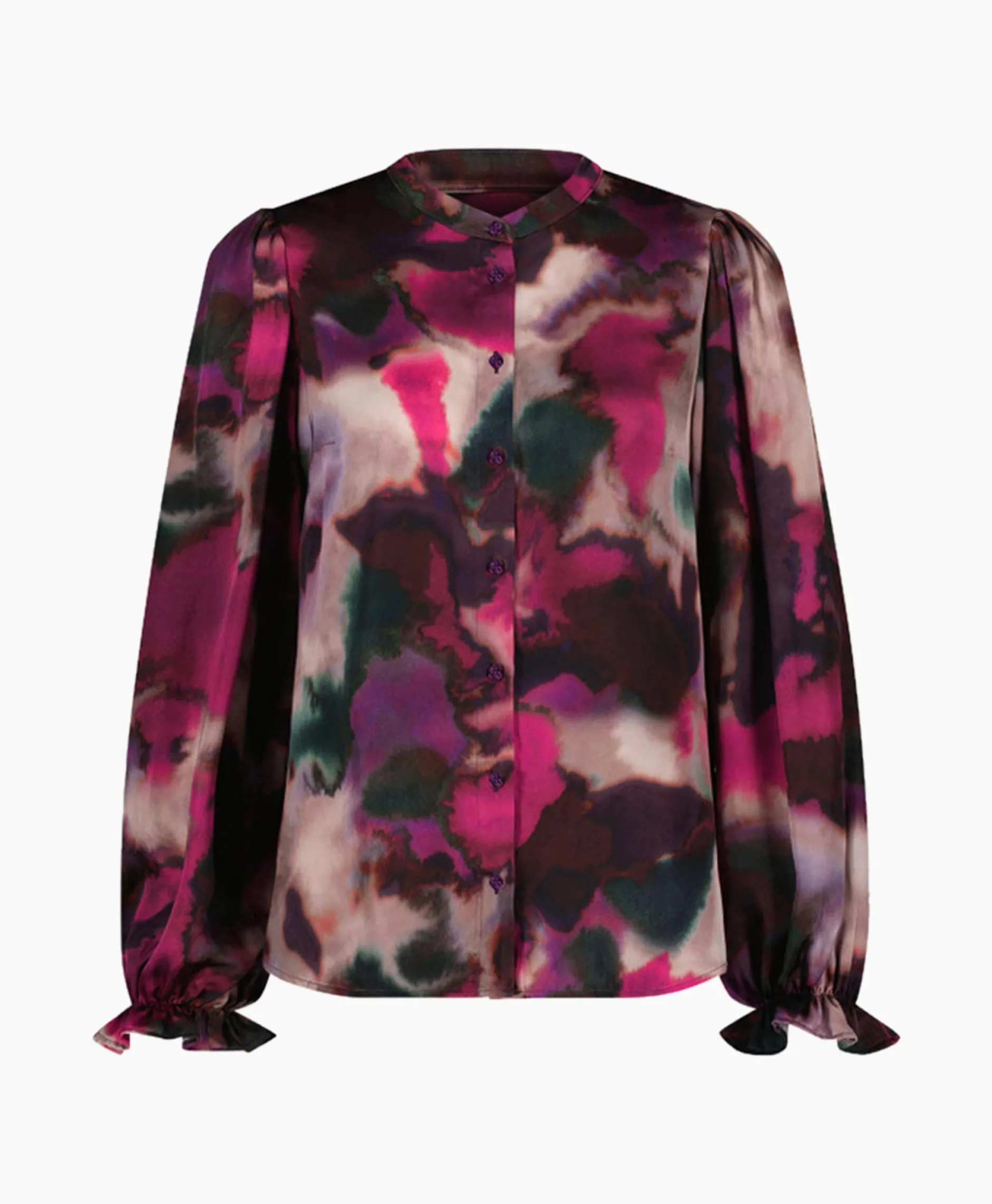 Dames Studio Anneloes Blouses*Blouse Fawn Fading Satin Pink