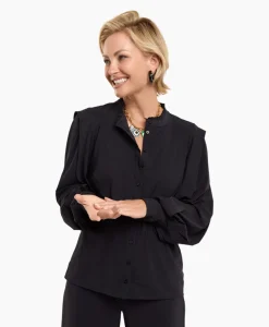 Dames Studio Anneloes Blouses*Blouse Nellie Zwart Dessin