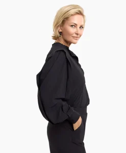 Dames Studio Anneloes Blouses*Blouse Nellie Zwart Dessin