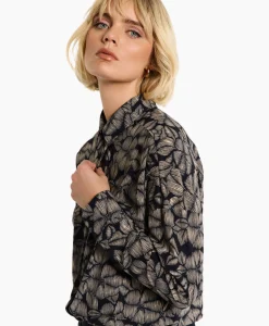 Dames Studio Anneloes Blouses*Blouse Sanne Flower Zand