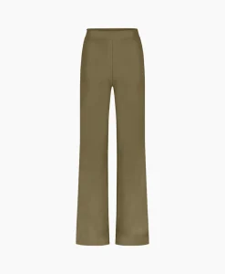 Dames Studio Anneloes Broeken*Broek Alex Bonded Trousers Bruin Dessin