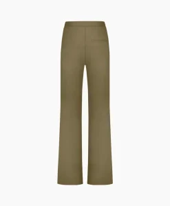 Dames Studio Anneloes Broeken*Broek Alex Bonded Trousers Bruin Dessin