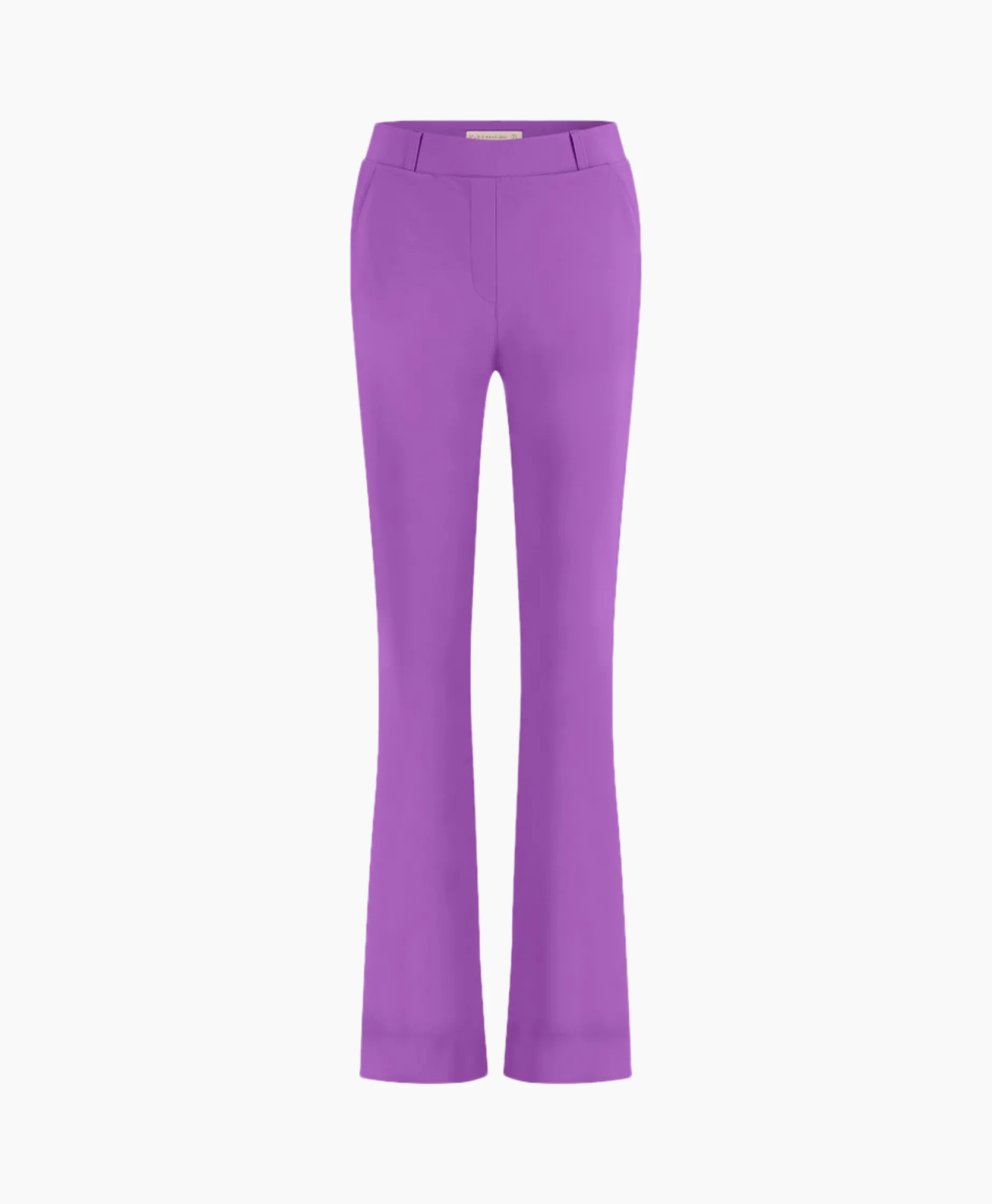 Dames Studio Anneloes Broeken*Broek Flair Bonded Trousers Paars