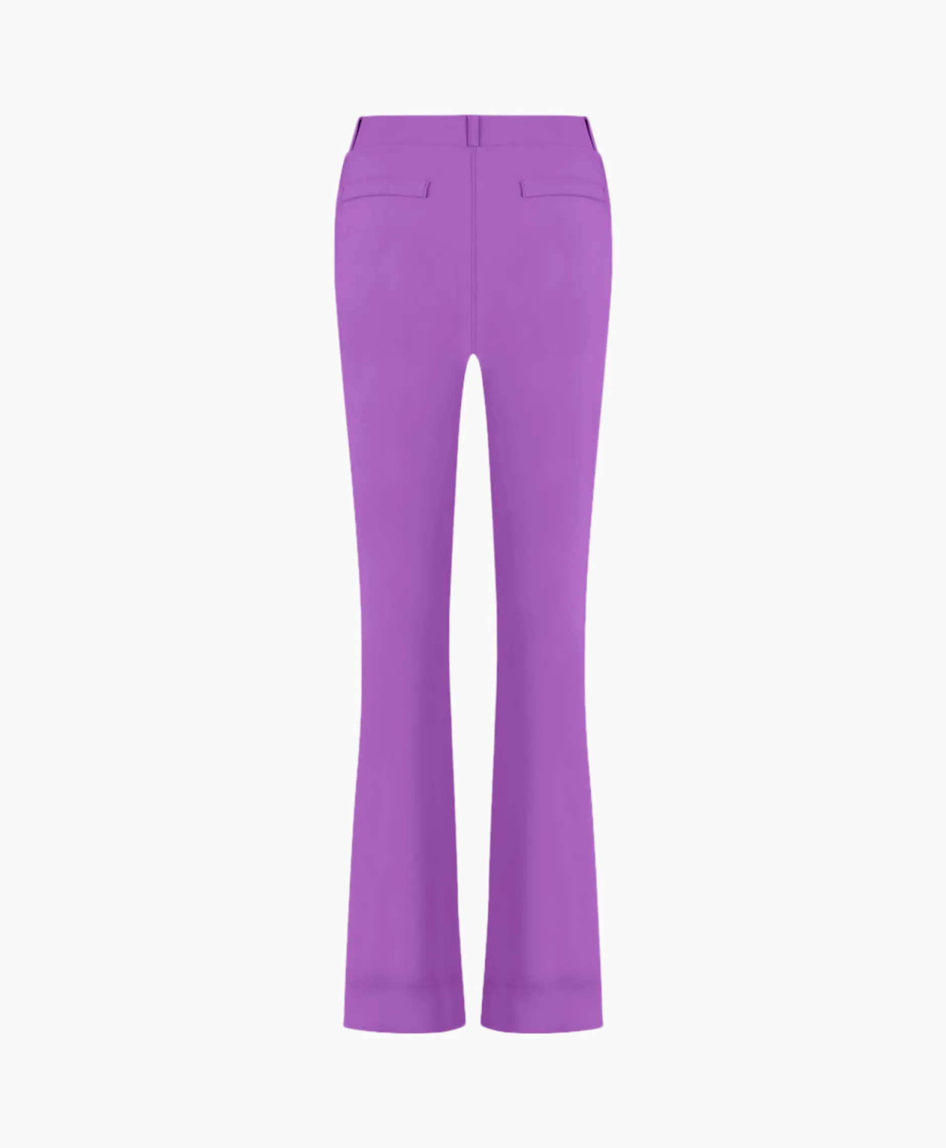 Dames Studio Anneloes Broeken*Broek Flair Bonded Trousers Paars