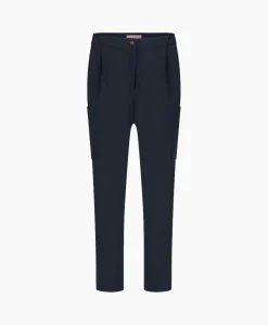 Dames Studio Anneloes Broeken*Broek Janneke Cargo Trousers Donker Blauw