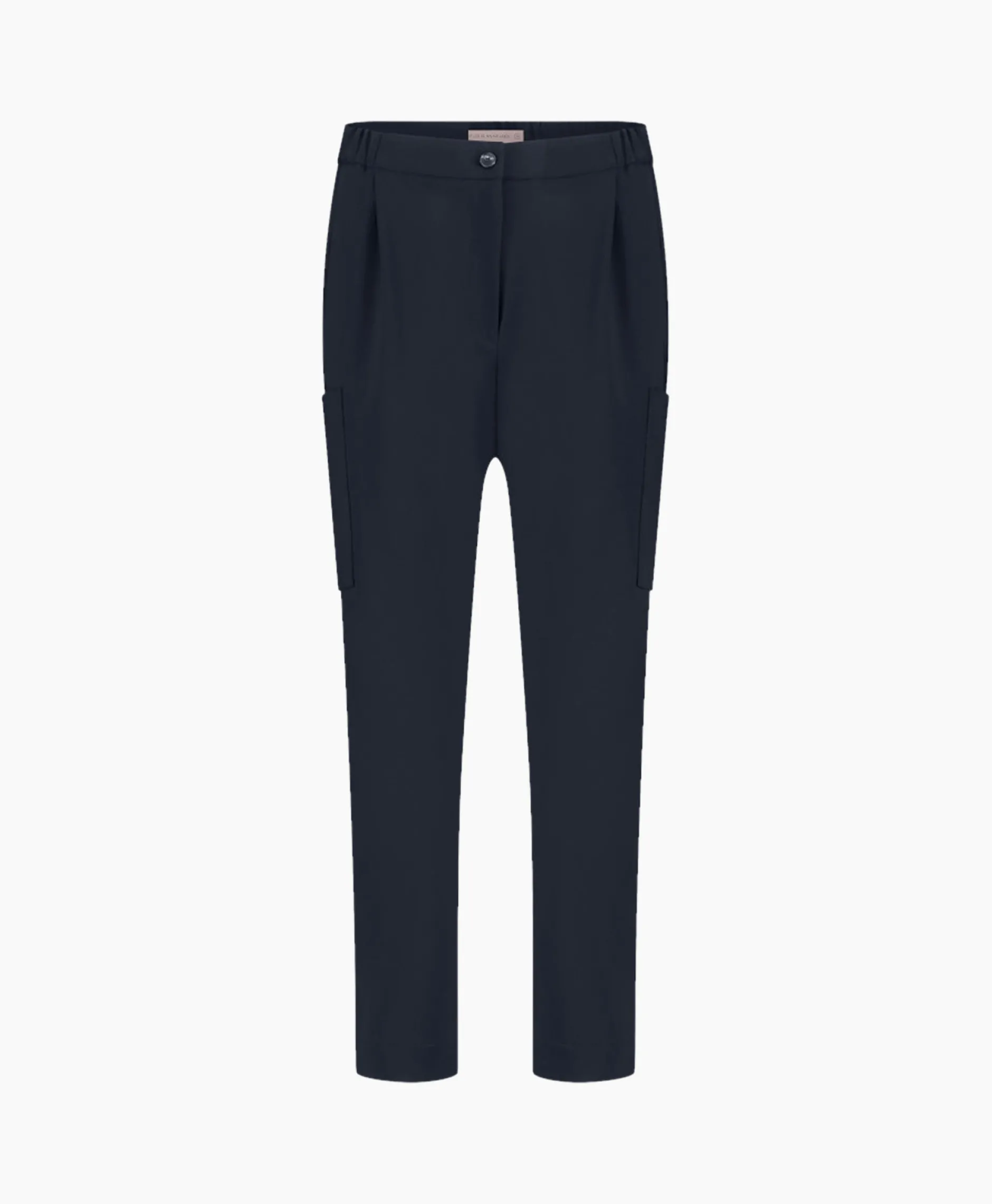 Dames Studio Anneloes Broeken*Broek Janneke Cargo Trousers Donker Blauw