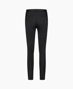 Dames Studio Anneloes Broeken*Broek Katlyn Shiny Bnd Trousers Zwart