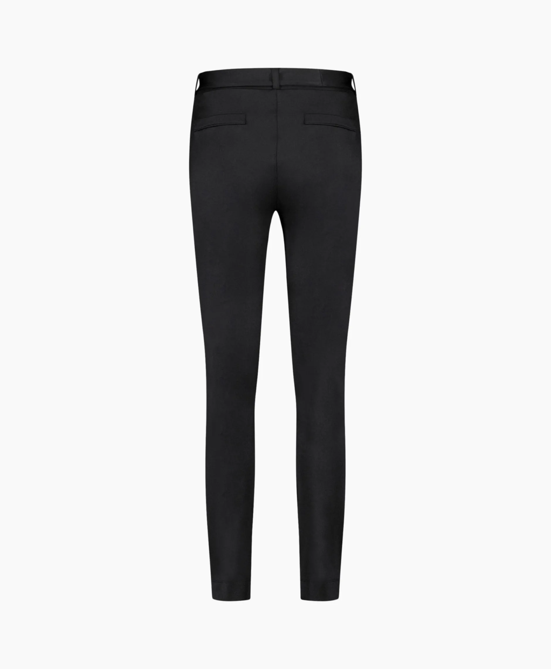 Dames Studio Anneloes Broeken*Broek Katlyn Shiny Bnd Trousers Zwart