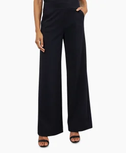 Dames Studio Anneloes Broeken*Broek Lexie Bonded Donker Blauw