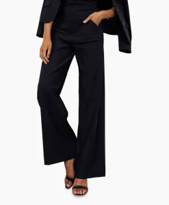 Dames Studio Anneloes Broeken*Broek Lexie Bonded Donker Blauw