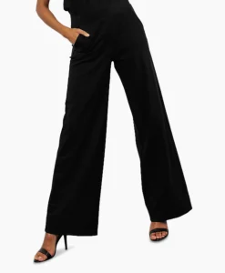 Dames Studio Anneloes Broeken*Broek Lexie Bonded Zwart