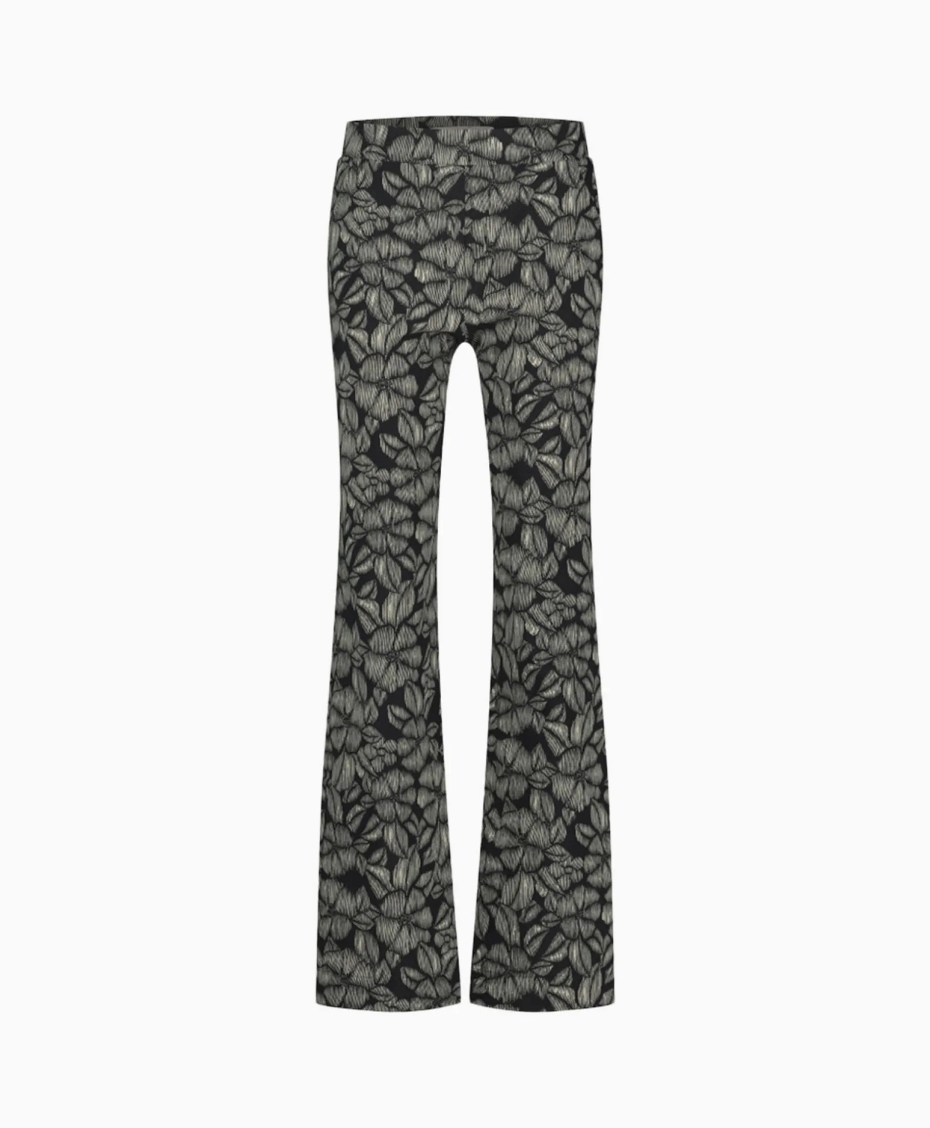 Dames Studio Anneloes Broeken*Broek Marilon Flower Trousers Zand