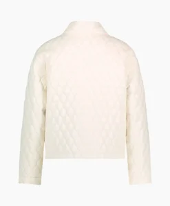 Dames Studio Anneloes Jassen*Jack James Quilted Leather Jacket Off White