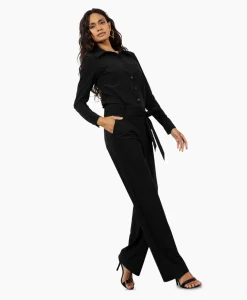Dames Studio Anneloes Jumpsuits*Jumpsuit Angel Ls Zwart Dessin