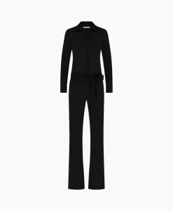 Dames Studio Anneloes Jumpsuits*Jumpsuit Angel Ls Zwart Dessin