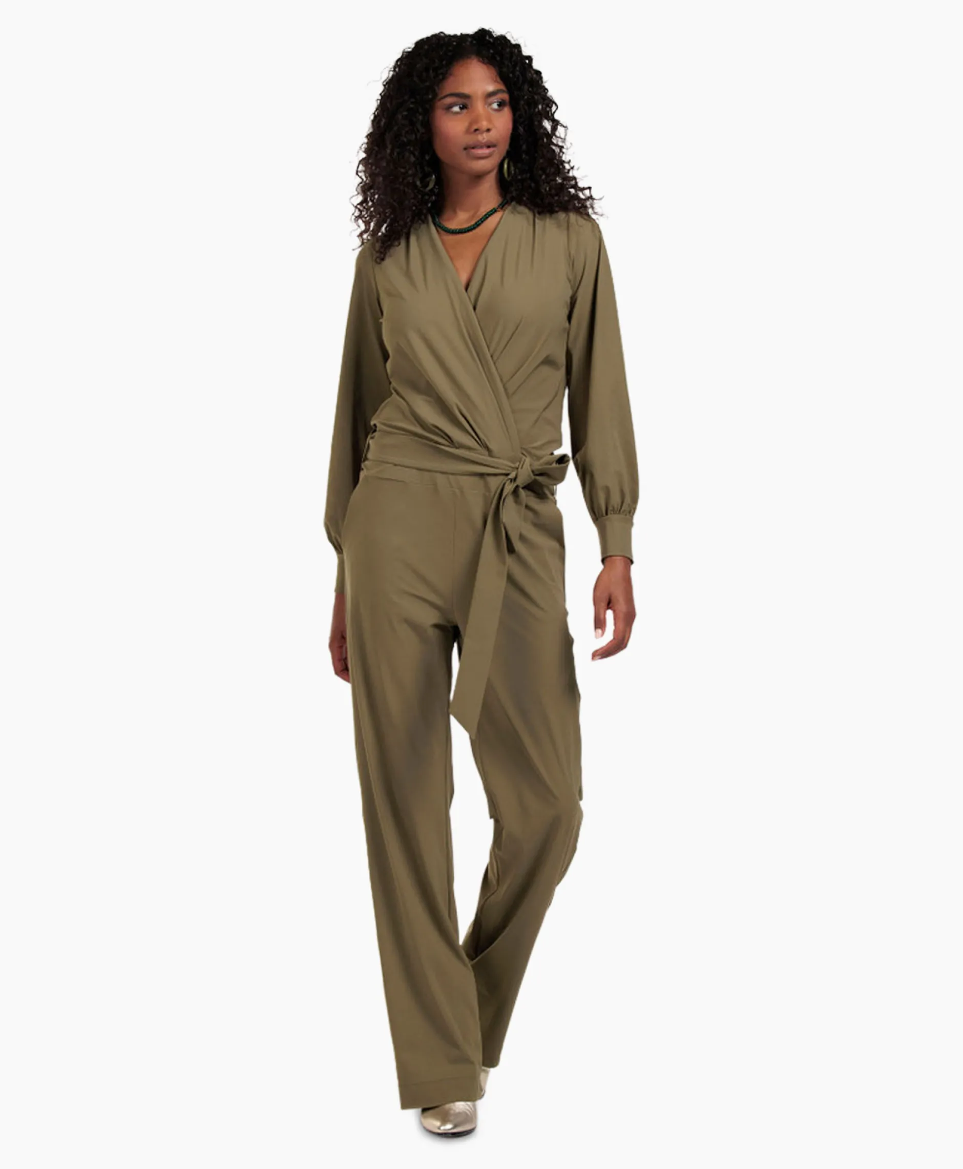 Dames Studio Anneloes Jumpsuits*Jumpsuit Feda Bruin Dessin