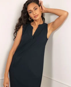 Dames Studio Anneloes Jurken*Jurk Simplicity Sls Dress Donker Blauw