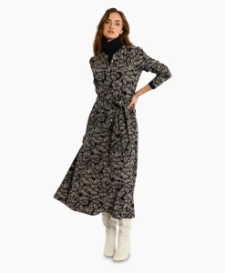 Dames Studio Anneloes Jurken*Jurk Sira Flower Dress Zand