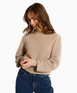 Dames Studio Anneloes Truien*Pullover Erika Rib Zand