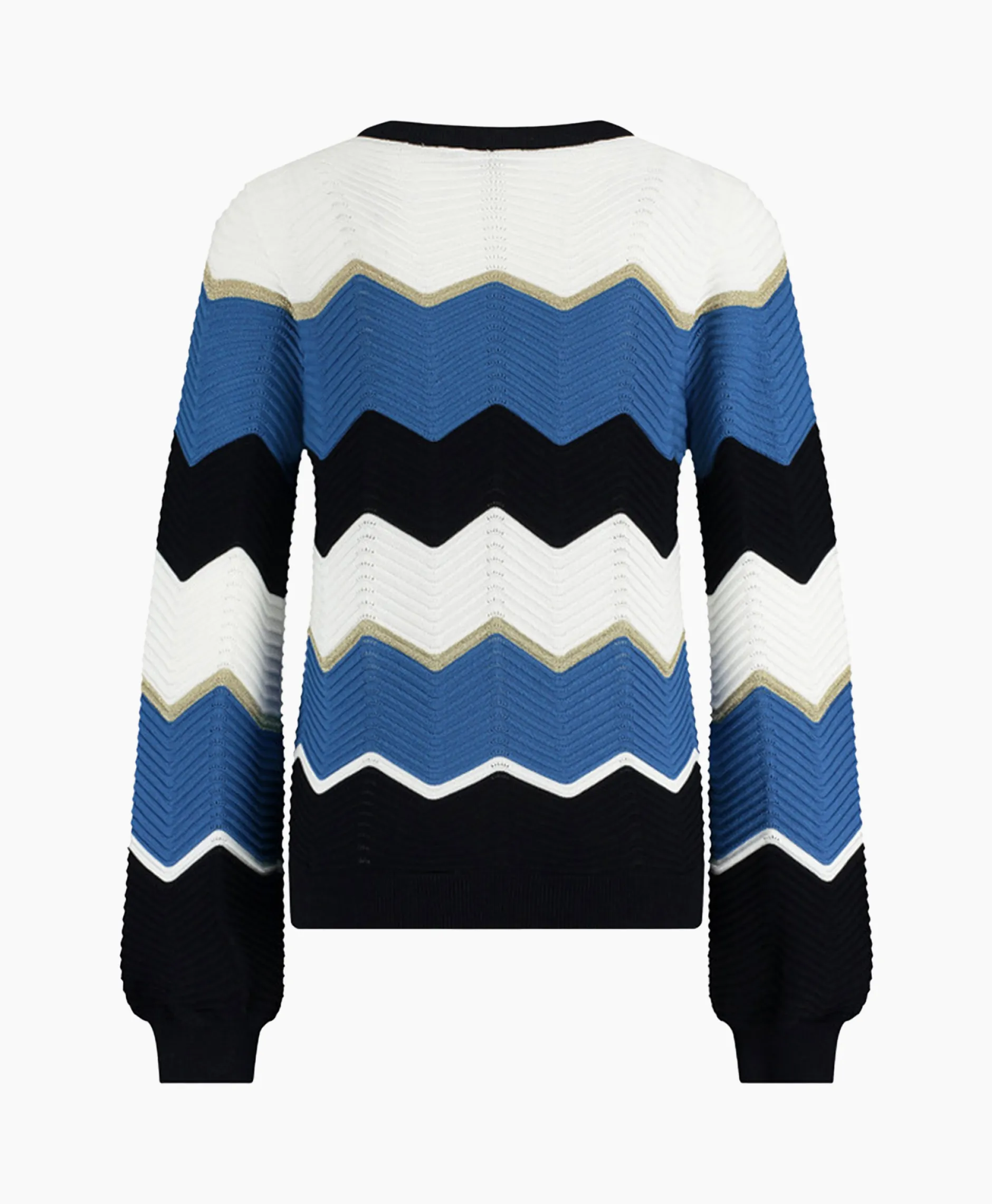 Dames Studio Anneloes Truien*Pullover Isa Zigzag Ajour Ecru