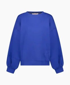 Dames Studio Anneloes Truien*Pullover Sem Sports Sweater Blauw