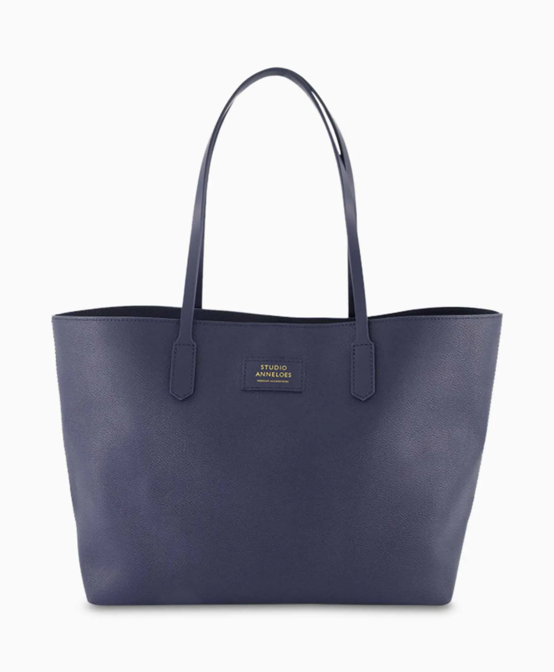 Dames Studio Anneloes Tassen*Sneaker Shopper Sa Solid Donker Blauw