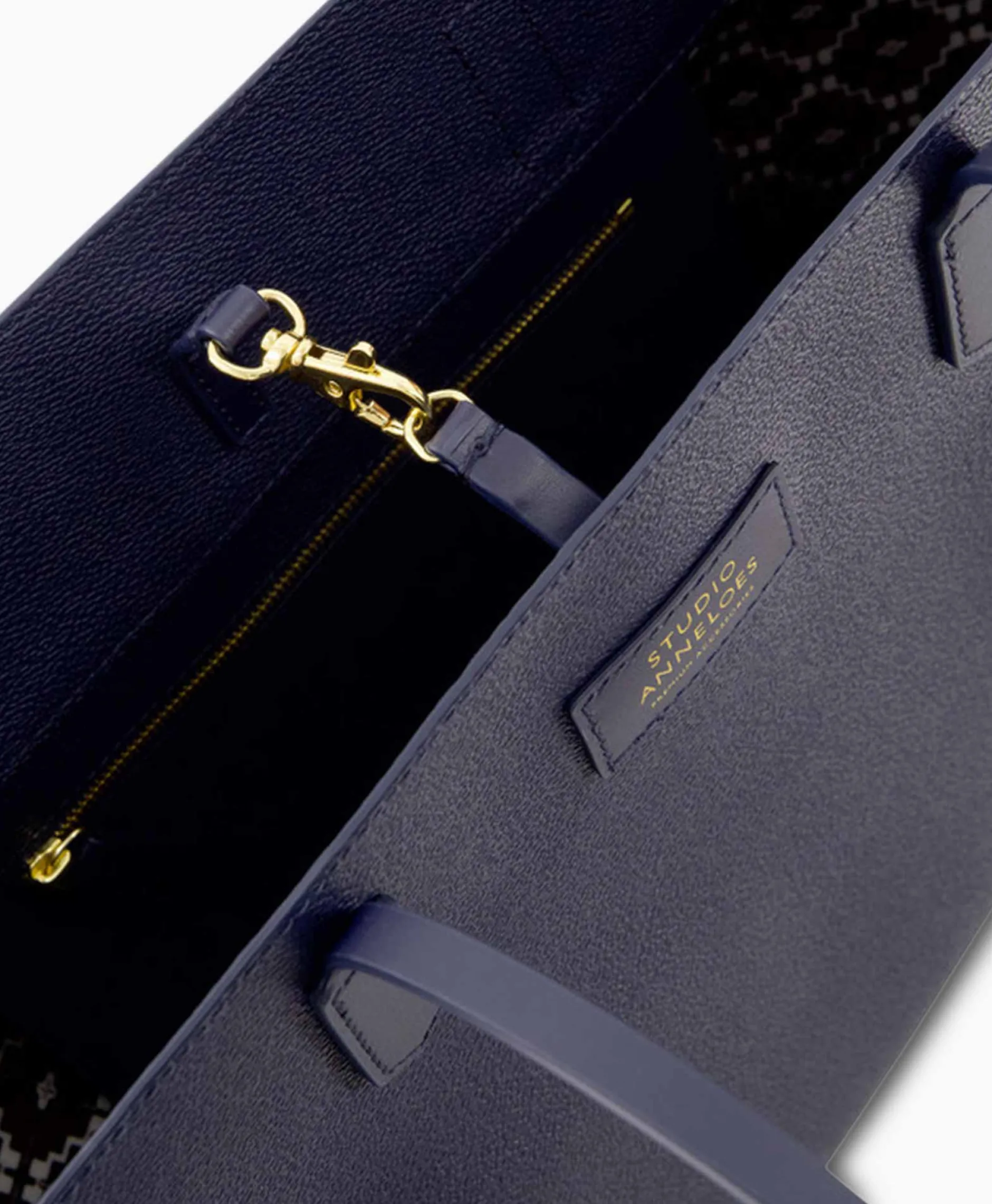 Dames Studio Anneloes Tassen*Sneaker Shopper Sa Solid Donker Blauw