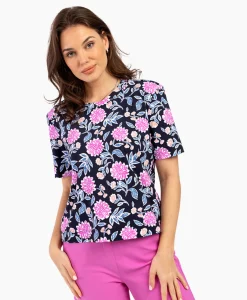 Dames Studio Anneloes T-Shirts & Tops*Top & T-Shirt Lott Flower Tee Roze