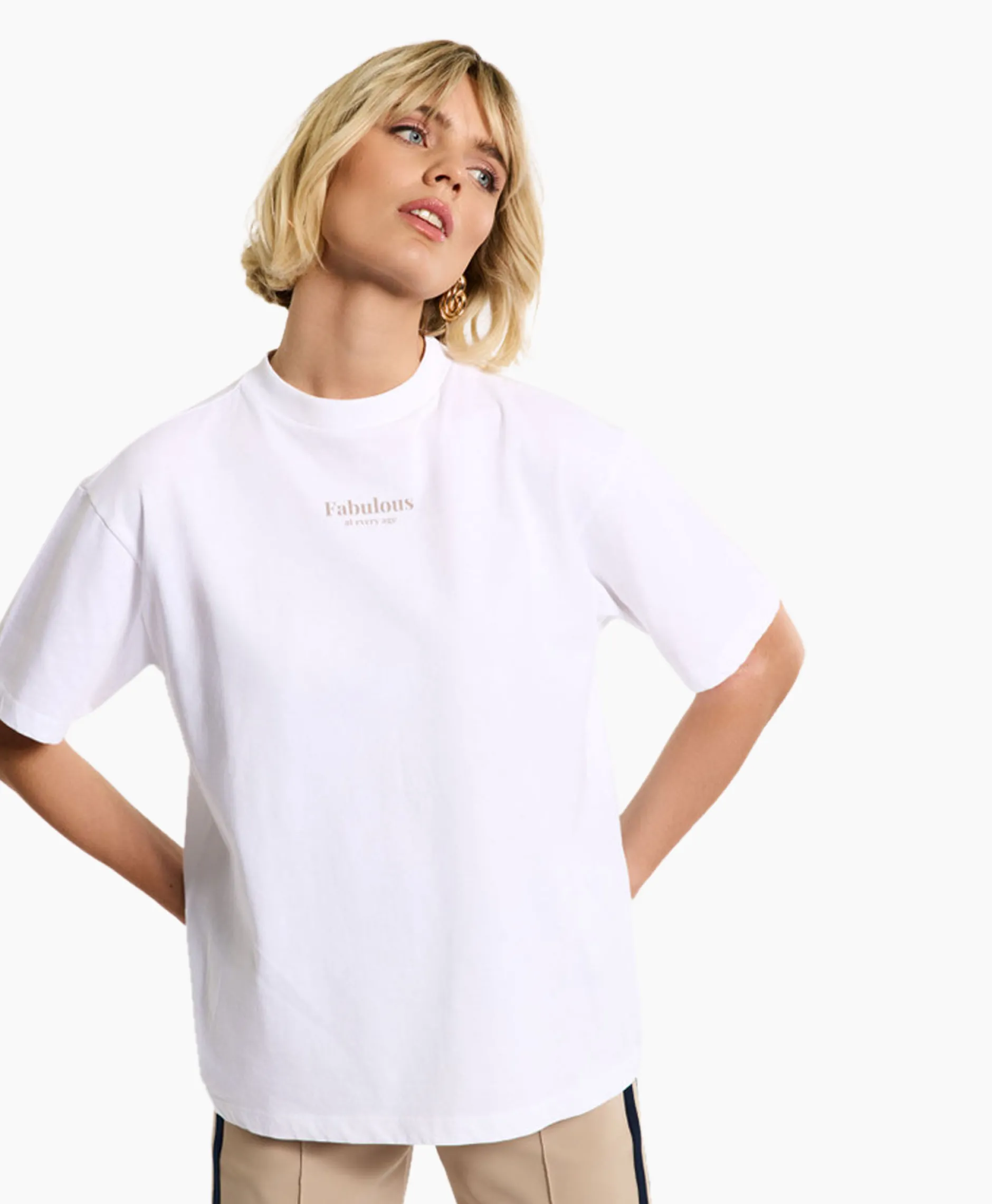 Dames Studio Anneloes T-Shirts & Tops*Top & T-Shirt Klaske Fabulous Wit