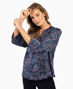 Dames Studio Anneloes T-Shirts & Tops*Top Arletta Satin Brench Combo L