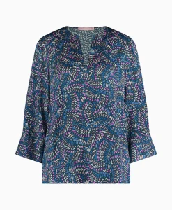 Dames Studio Anneloes T-Shirts & Tops*Top Arletta Satin Brench Combo L