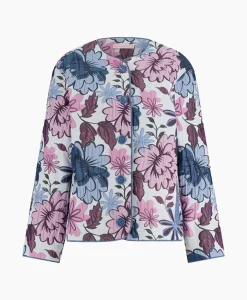 Dames Studio Anneloes T-Shirts & Tops*Top Esra Jaquard Flower Jacket Ecru