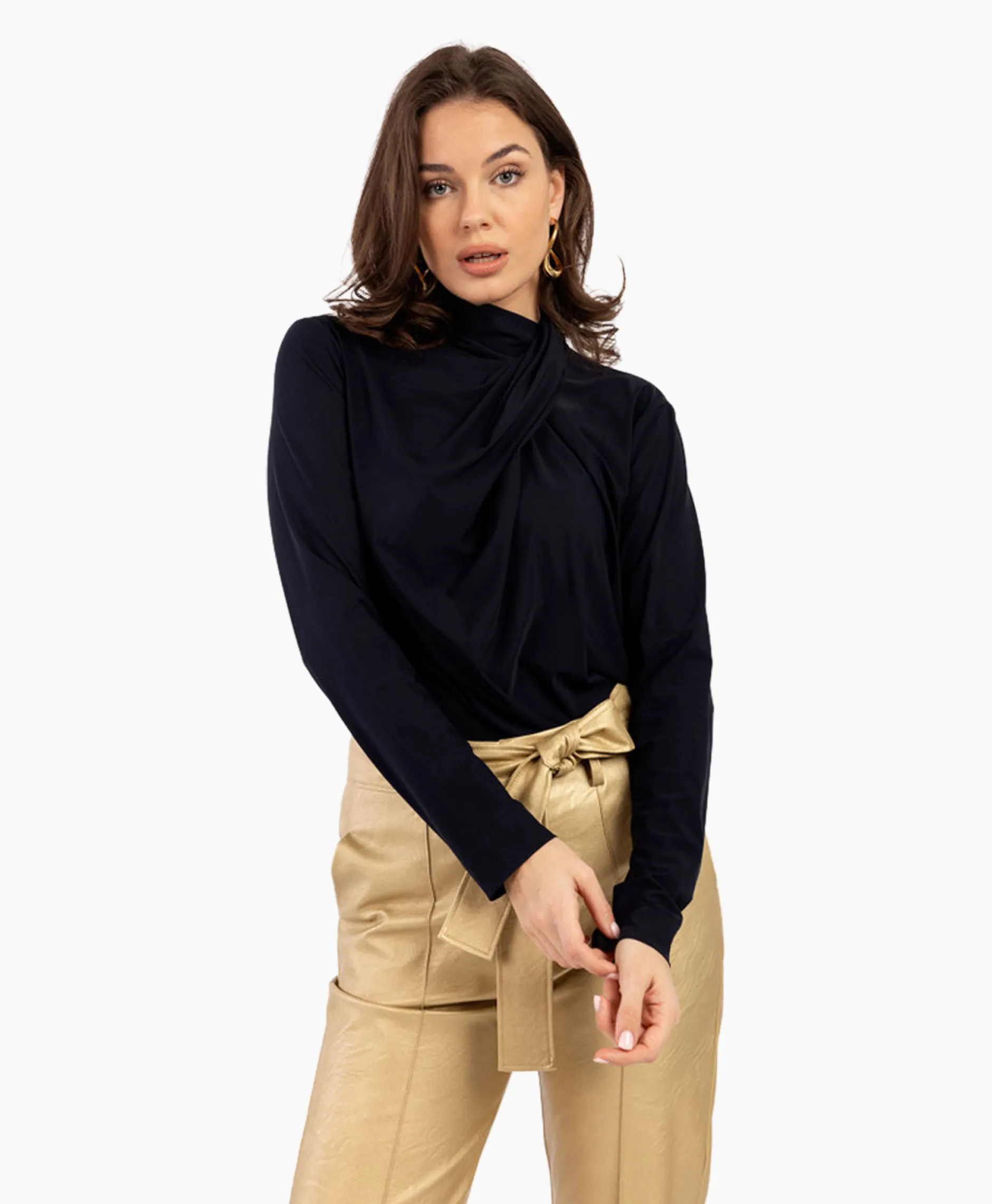 Dames Studio Anneloes T-Shirts & Tops*Top Lidia Donker Blauw